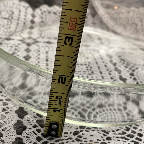 Vintage Early Clear Pyrex Dish Clear Casserole with Lid 4 Cup - Picture 15 of 16